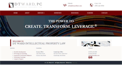 Desktop Screenshot of dtwardlaw.com