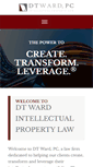 Mobile Screenshot of dtwardlaw.com